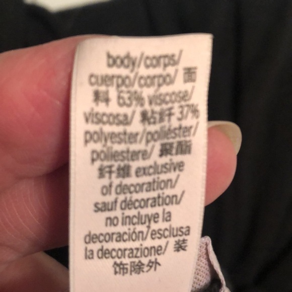 Victoria secrets “Love” top, black. Xlg - Picture 6 of 6